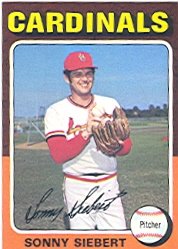 1975 Topps Baseball Cards      328     Sonny Siebert